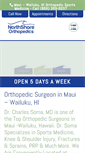 Mobile Screenshot of orthohealingmaui.com